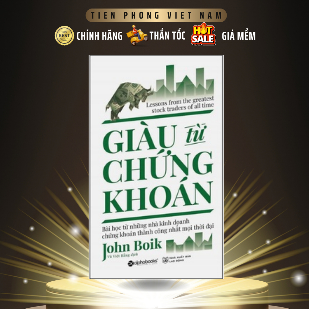 Sách - Giàu Từ Chứng Khoán - AlphaBooks