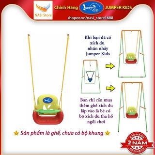 Ghế xích đu đa năng Jumper Kids tích hợp bàn ăn dặm (chưa có bộ khung) dùng với khung xích đu nhún nhảy Jumper Kids