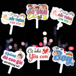 Hastag Sinh Nhật, Bảng cầm tay chụp ảnh Sinh Nhật