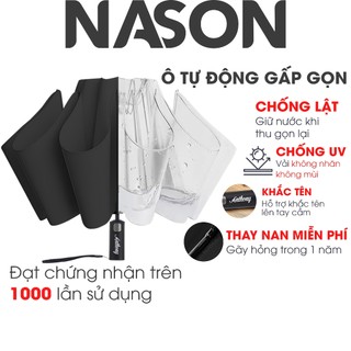 Ô dù nan ngược Nason Umbrella chống gió cấp 6, chống thấm nước, đóng mở tự động trên 1000 lần