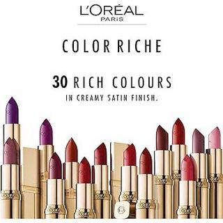 Son môi an toàn authentic L'oreal Colour Richie Lipstick 0,13oz-135/417/317/752/754/175/180/189/590/315/350/297/254 (Mỹ)