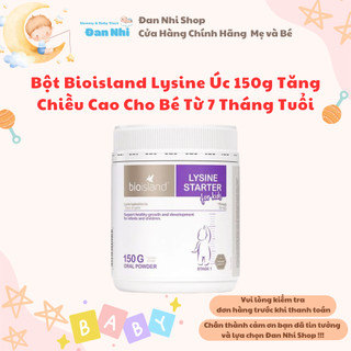 [Date Mới] Bột Bioisland Lysine Úc 150g Tăng Chiều Cao Cho Bé
