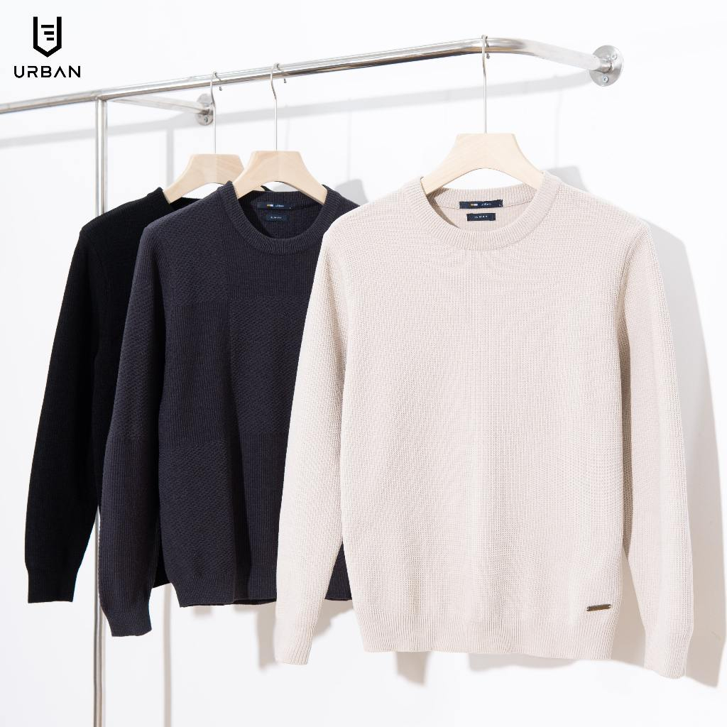 Áo Len Nam Cổ Tròn Urban MERINO SWEATER Chất Liệu Cao Cấp Mềm Mịn, Giữ Ấm Tốt, Hạn Chế Bai Xù No. 2693
