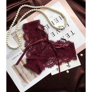 Quần Lót Ren Nữ Thiết Kế Cột Dây Sau Mông Sexy iBra's Store, Quần Lọt Khe Gợi Cảm Ren Mềm Quyến Rũ iBra i161