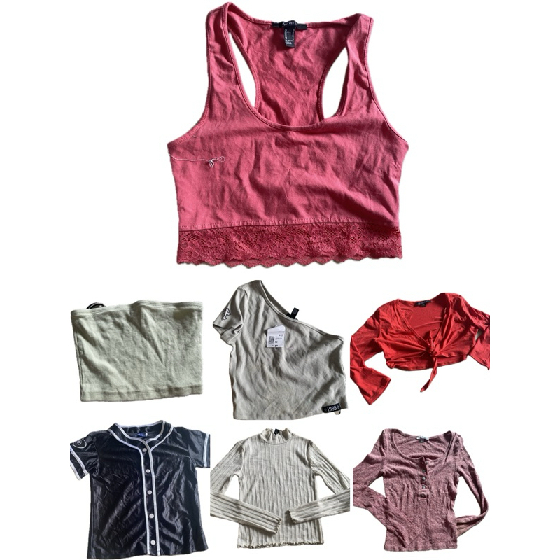 Áo croptop,lững y hình,lỗi...y hình,rách,dơ
