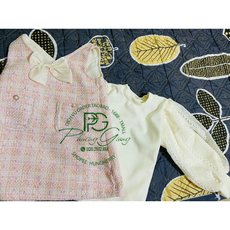 SET 2 MÓN VÁY+ÁO TAY BỒNG