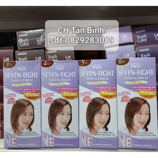 Nhuộm tóc phủ bạc dưỡng chất Seven-Eight Essencerich công nghệ Nhật Bản