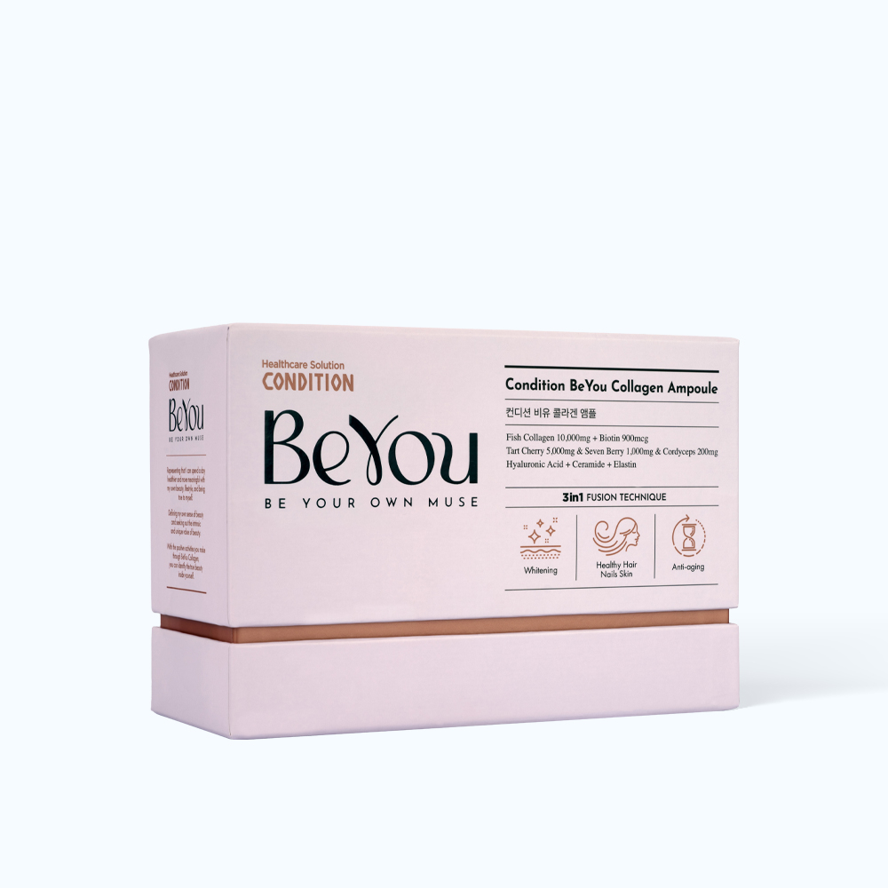 Nước Bổ Sung Collagen Hàn Quốc Inno.N Condition BeYou Collagen Ampoule 10.000mg Hộp 10 Chai
