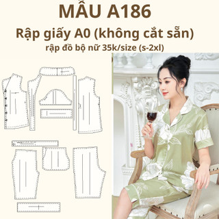 Rập giấy a0 đồ bộ a186
