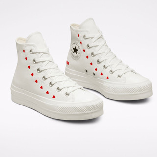 Giày Converse Chuck Taylor All Star Lift Hi White Red