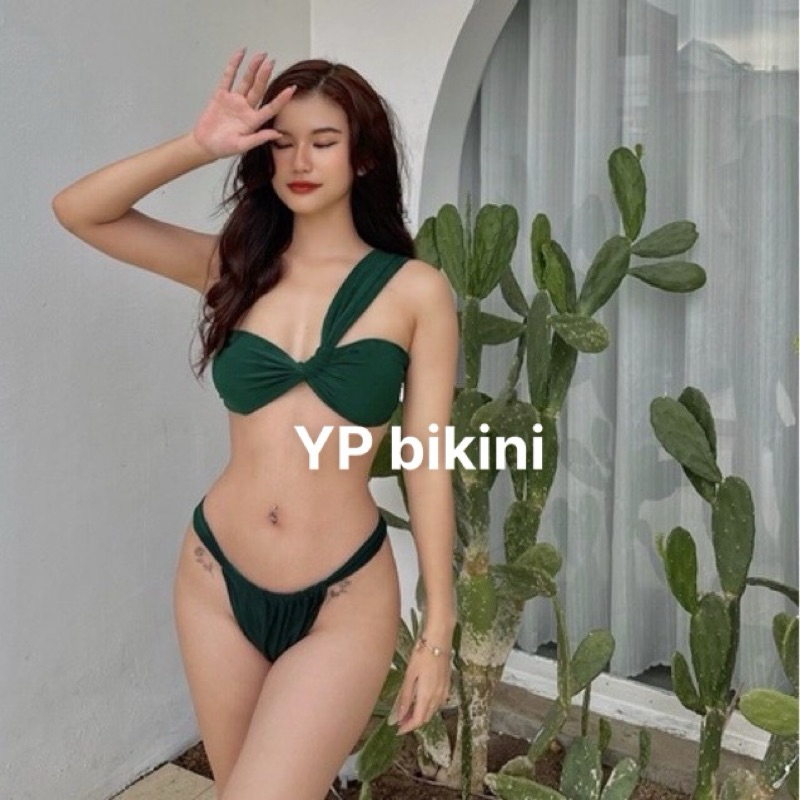 Bikini 2 mảnh đồ bơi áo tắm chéo vai quần khoe Mông .HÌNH Thật ( sẵn hàng - hỏa tốc) | BigBuy360 - bigbuy360.vn