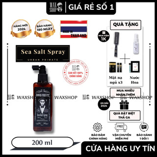 Xịt tạo phồng tóc nam Urban Primate Sea Salt Spray 200ml chính hãng - Waxshop