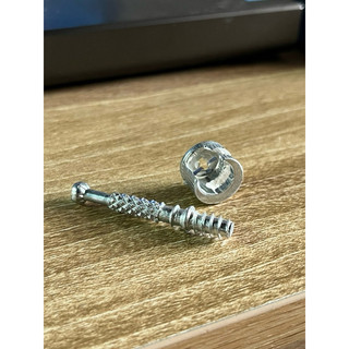 Combo 100 con ốc cam 2 thành phần trắng • Ốc cam liên kết ngang 2 chi tiết xịn