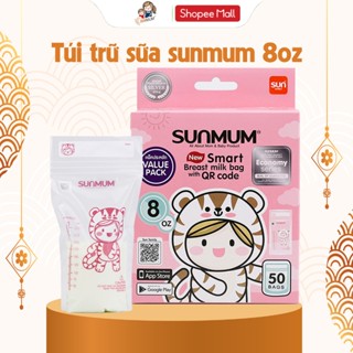 Túi trữ sữa Sunmum mẫu mới 250ml 8oz