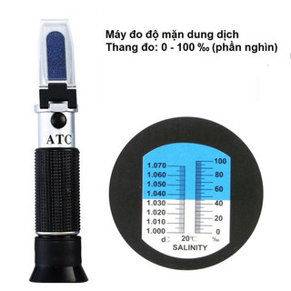 Khúc Xạ Kế Đo Độ Mặn Của Hồ Cá Biển (0-10%)-Bút Đo Độ Mặn Bể Cá
