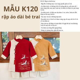 RẬP GIẤY A0 ÁO DÀI BÉ TRAI K120