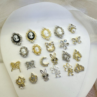 Charm nail bảng 3 - charm đá gắn móng - trang trí móng hàng cao cấp