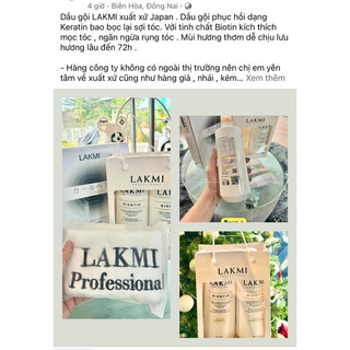 [CHÍNH HÃNG] Dầu gội, dầu xả Lakmi