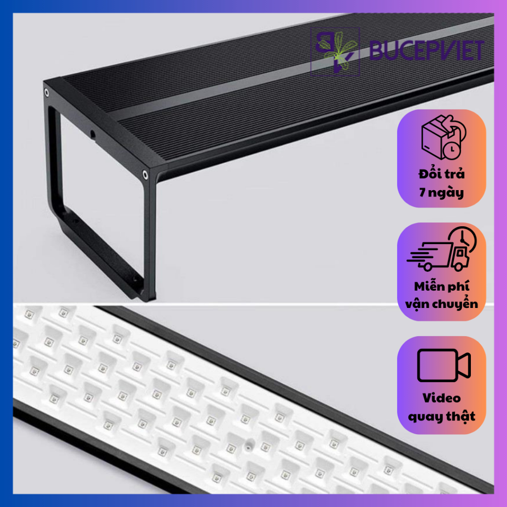 Đèn led Netlea hệ RGBs dành cho bể thủy sinh cao cấp | Hiệu ứng ánh sáng cao, chip đèn thế hệ mới giúp cây phát triển