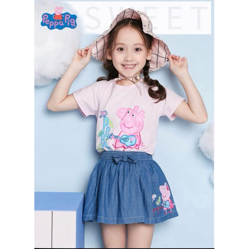 [THANH LÝ]- Sét áo váy Peppa Pig size 100-140