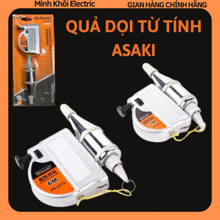Quả dọi có từ tính Asaki 3m và 6m,quả dọi từ tự động Asaki AK-2571 và AK-2572,quả rọi từ lập lòn,lập loong nam châm,lập