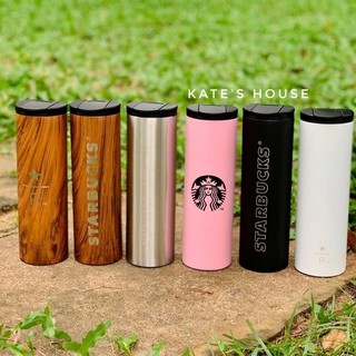 Bình giữ nhiệt Star buck vân gỗ matte sơn lỳ - dung tích 500ml