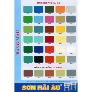 Sơn kẽm chuyên dụng EPOXY HẢI ÂU - Đủ màu ( Bộ 1L, 2 lon gồm 800ml sơn và 200ml keo)