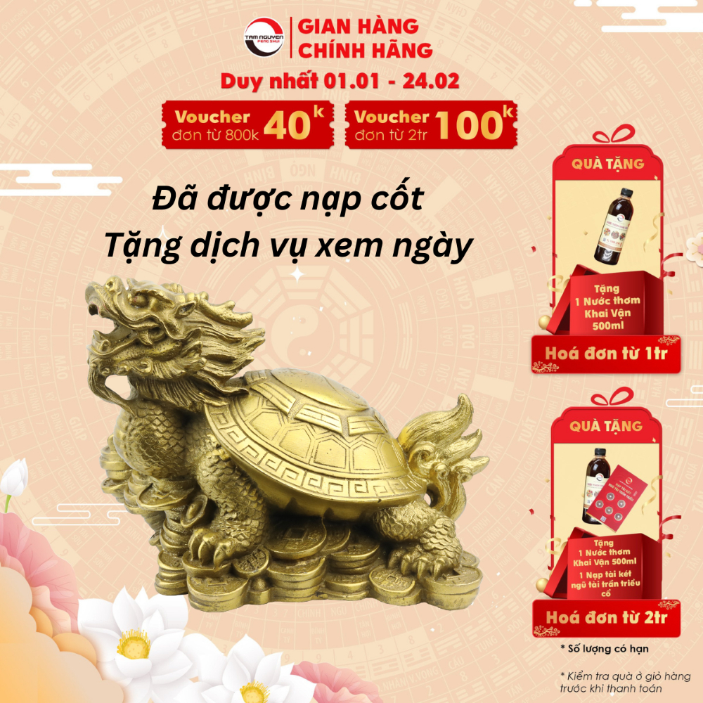 Long Quy Đồng - Phong Thủy Tam Nguyên - Linh vật đặt ban thờ thần tài, Chiêu tài lộc, trấn trạch, hóa sát, an gia