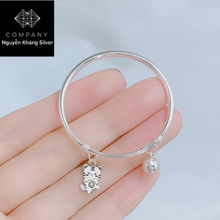 Lắc bạc ta cho bé kèm con giáp và chuông