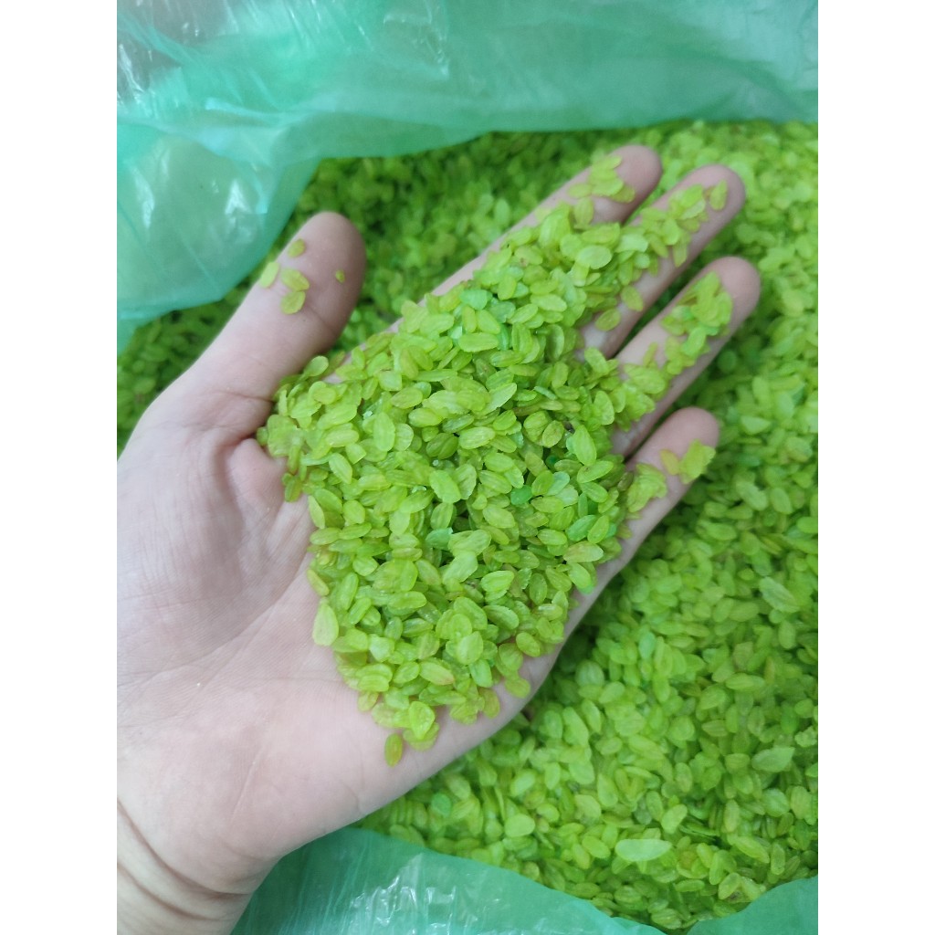 500gr Cốm Khô PT Cốm Xanh Lá Dứa KHÔNG CHẤT BẢO QUẢN dùng làm xôi cốm, chả cốm và kem cốm, nấu sữa