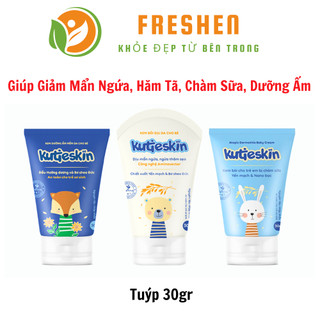 Bộ sản phẩm KUTIESKIN cho bé (dưỡng ẩm/ chàm sữa/ ngứa, hăm)