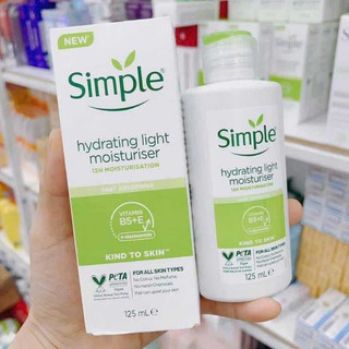 Kem Dưỡng Ẩm Cấp Nước Simple Cho Da Nhạy Cảm - Simple Hydrating Light Moisturizer Kind To Skin