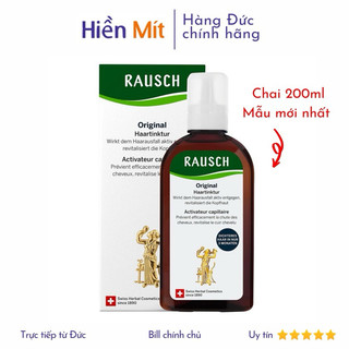 Tinh dầu kích thích mọc tóc ngăn rụng giảm hói số 1 Thuỵ Sỹ Rausch Haar Tinktur Hair Tonic nuôi dưỡng chân nang thảo mộc