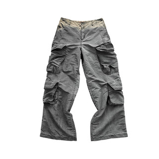 Alcyus | 1800 garment dye smoke grey pants