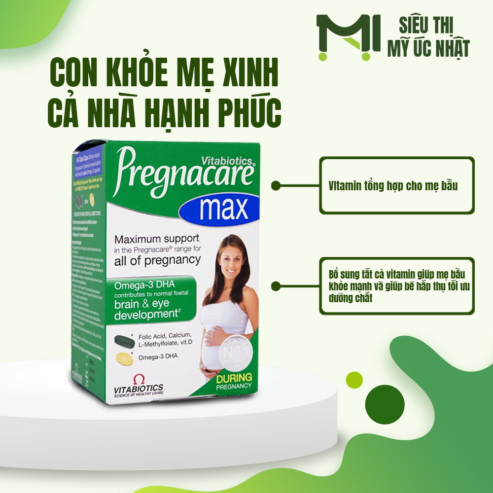 Vitamin Tổng Hợp Cho Bà Bầu - Pregnacare Max Hộp 84 Viên