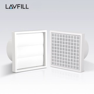 Nắp che đường ống thoát khí vuông LAVFILL LFVG-E chính hãng,dùng cho quạt hút mùi,thông gió, máy sấy