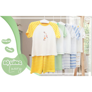Bộ quần áo cộc, lửng Luxry bé trai, bé gái nhiều màu sắc họa tiết chất liệu thoải mái cho bé từ 18 tháng đến 6 tuổi