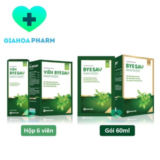 Giải rượu Nam Dược Byesay dạng viên uống / dạng nước (lỏng) dành cho người uống bia, rượu, người bị giảm chức năng gan