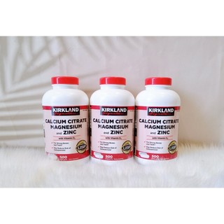 [HÀNG MỸ] Viên uống Kirkland Signature Calcium Magne ZinC và Vitamin D3.