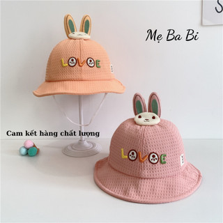 Nón trẻ em - Nón vải chống nắng cho bé, chất liệu mềm mịn họa tiết thỏ, tuần lộc đáng yêu cho bé từ 2 - 5 tuổi