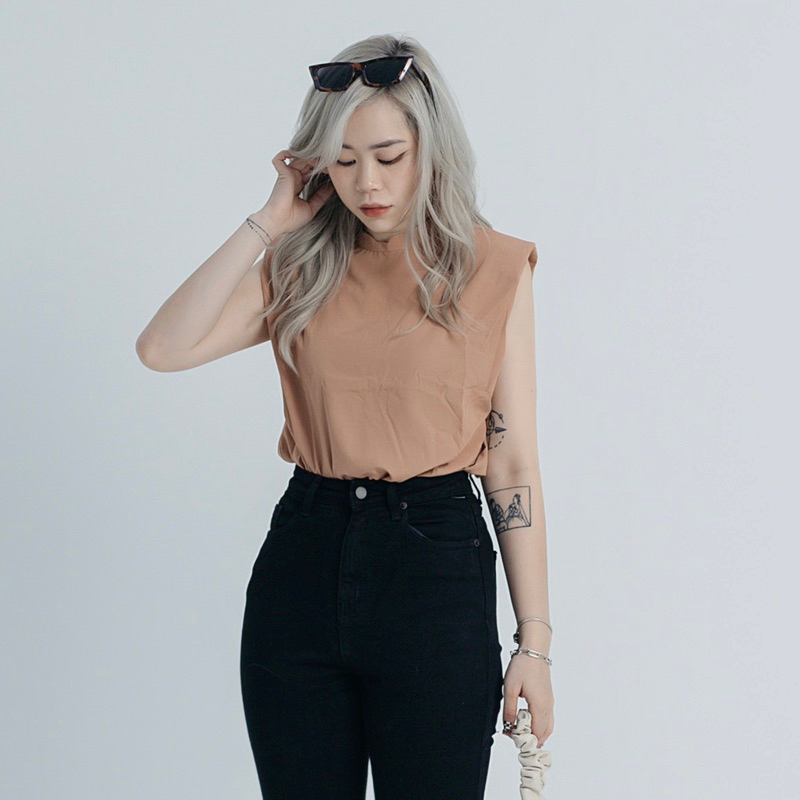 DVL01 Áo đôn vai lụa mù