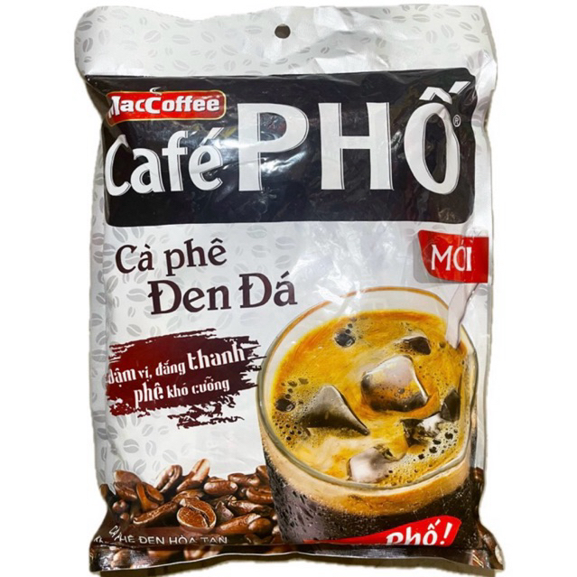 Cà phê PHỐ đen đá Maccoffee túi (35 gói x 16g )