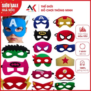 Mặt Nạ Siêu Anh Hùng Avengers Marvel Spider Man Hóa Trang Halloween Nhân Vật Siêu Anh Hùng Cho Bé