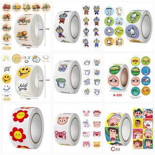 Cuộn 500 sticker dán hình cute dễ thương