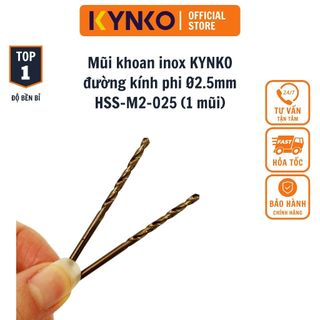 Mũi khoan inox kynko đường kính phi ø2.5mm hss-m2-025