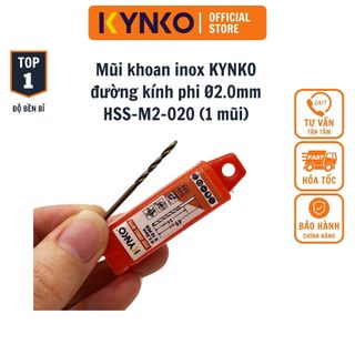 Mũi khoan inox kynko đường kính phi ø2.0mm hss-m2-020