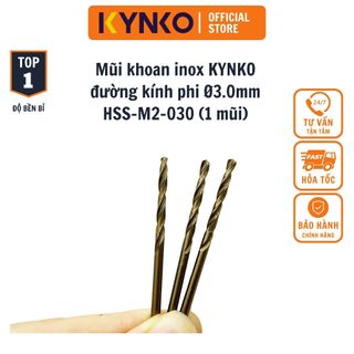 Mũi khoan inox kynko đường kính phi ø3.0mm hss-m2-030