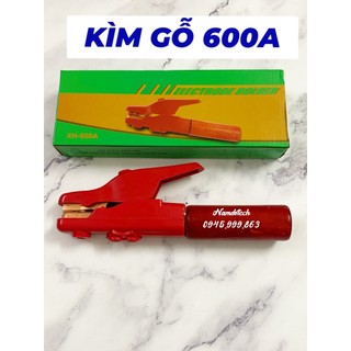 Kìm hàn cán gỗ 600A dùng cho máy hàn Que