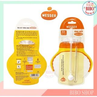 Ống hút thay thế cho bình cổ rộng / Cổ Hẹp Wesser 180ml/260ml