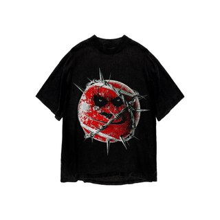 Áo thun in hình unisex nam nữ teeholic cotton cao cấp phong cách retro y2k màu đen trắng THS091223_66